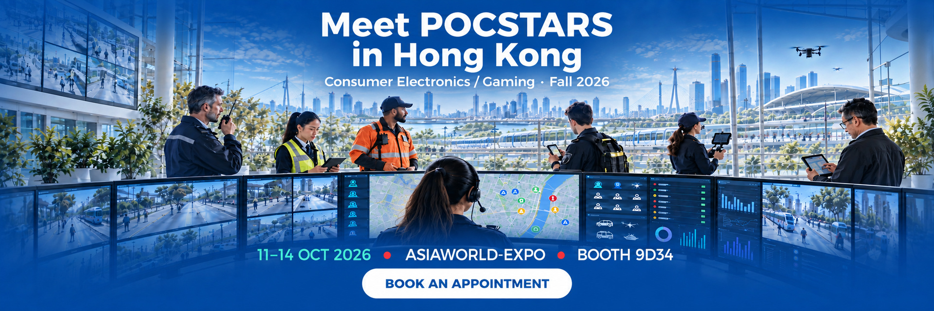 POCSTARS at Global Sources Hong Kong Fall 2026, 11–14 October 2026, AsiaWorld-Expo, Booth 9D34
