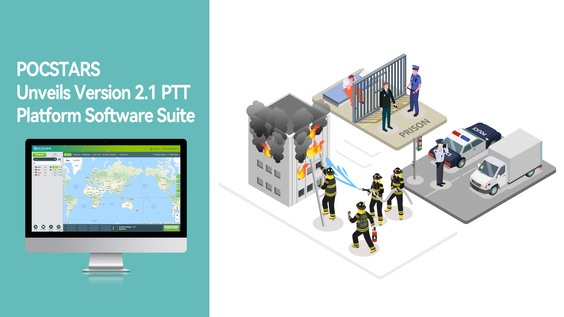 POCSTARS Unveils Latest PTT Platform Software Suite